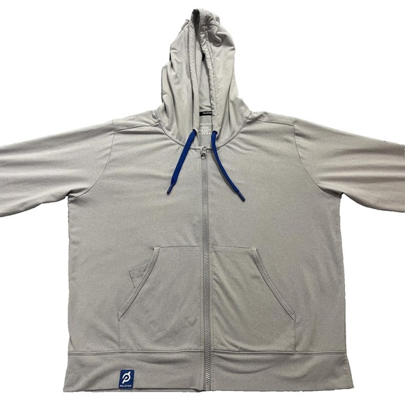 Peloton Tops - Peloton Hoodie Unisex Full Zip Lightweight Stretch‎ Long Sleeve Pocket Medium